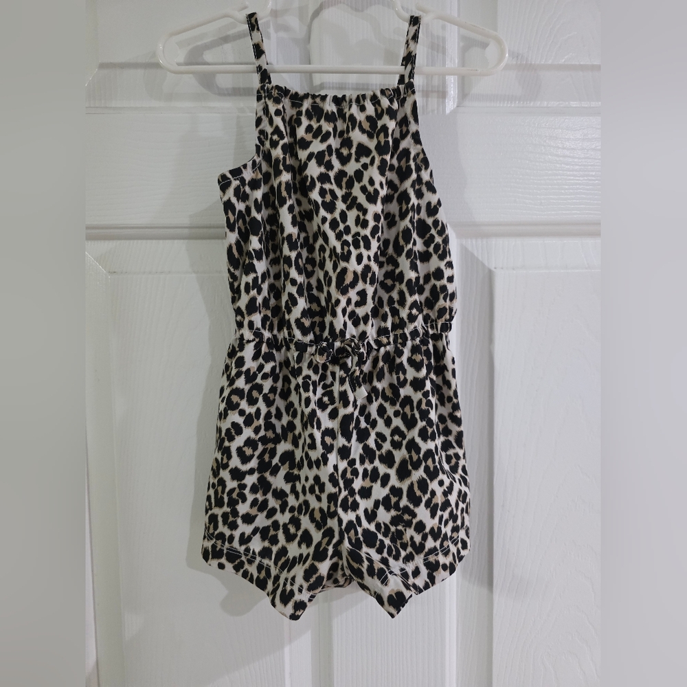 Leopard Print Romper